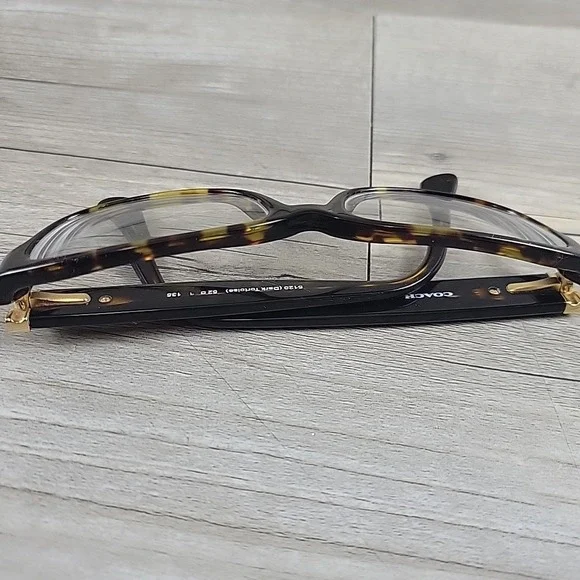 Coach HC 6078 5120 Dark Tortoise Eyeglass FRAMES ONLY 52-16-135 Full Rim - Picture 12 of 12